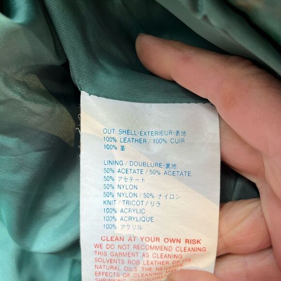 Vintage genuine Mark Buchanan Pelle Pelle moto jacket, size 40 - Picture 14 of 16